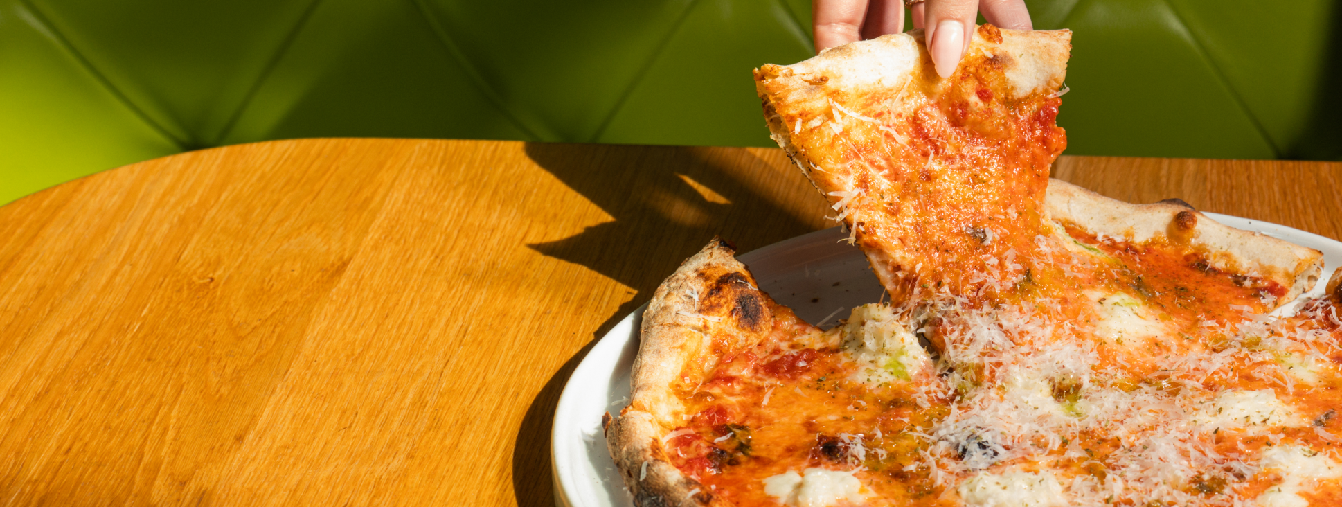 a plate of food on a table