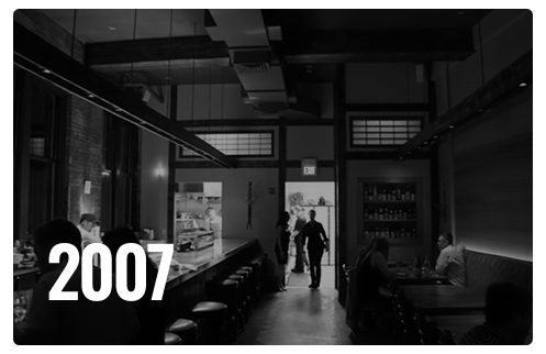 a person standing in front of a store