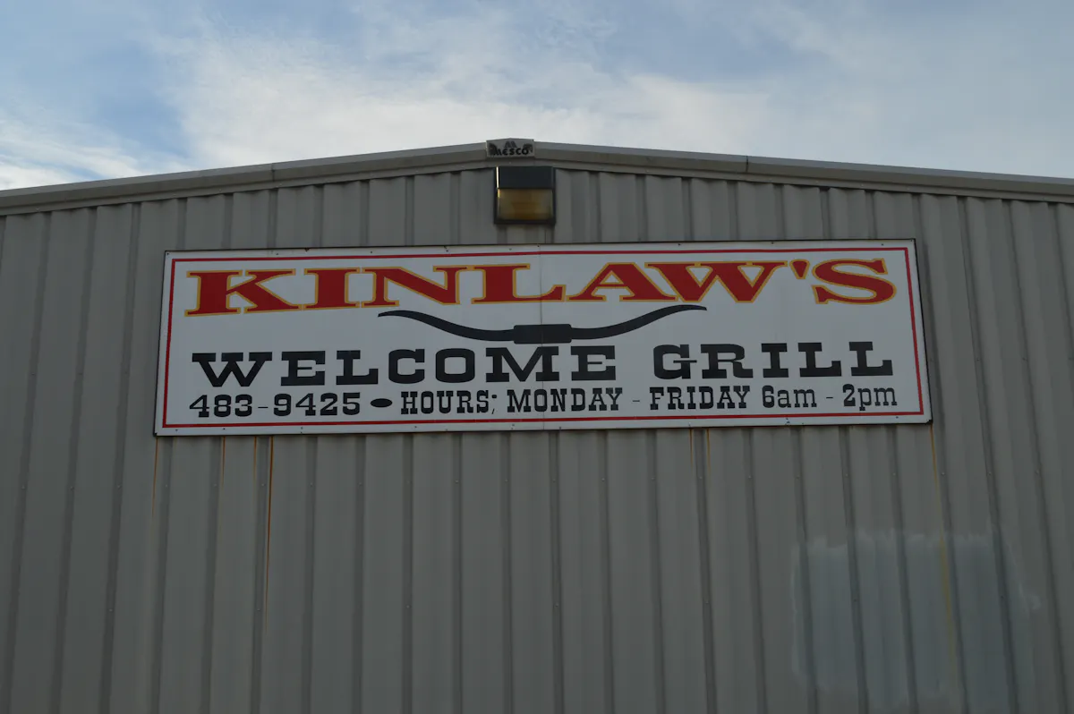 a sign on the side of a building