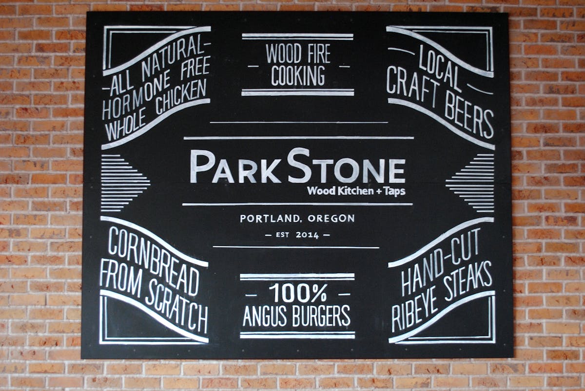 Paskstone's chalkboard decore