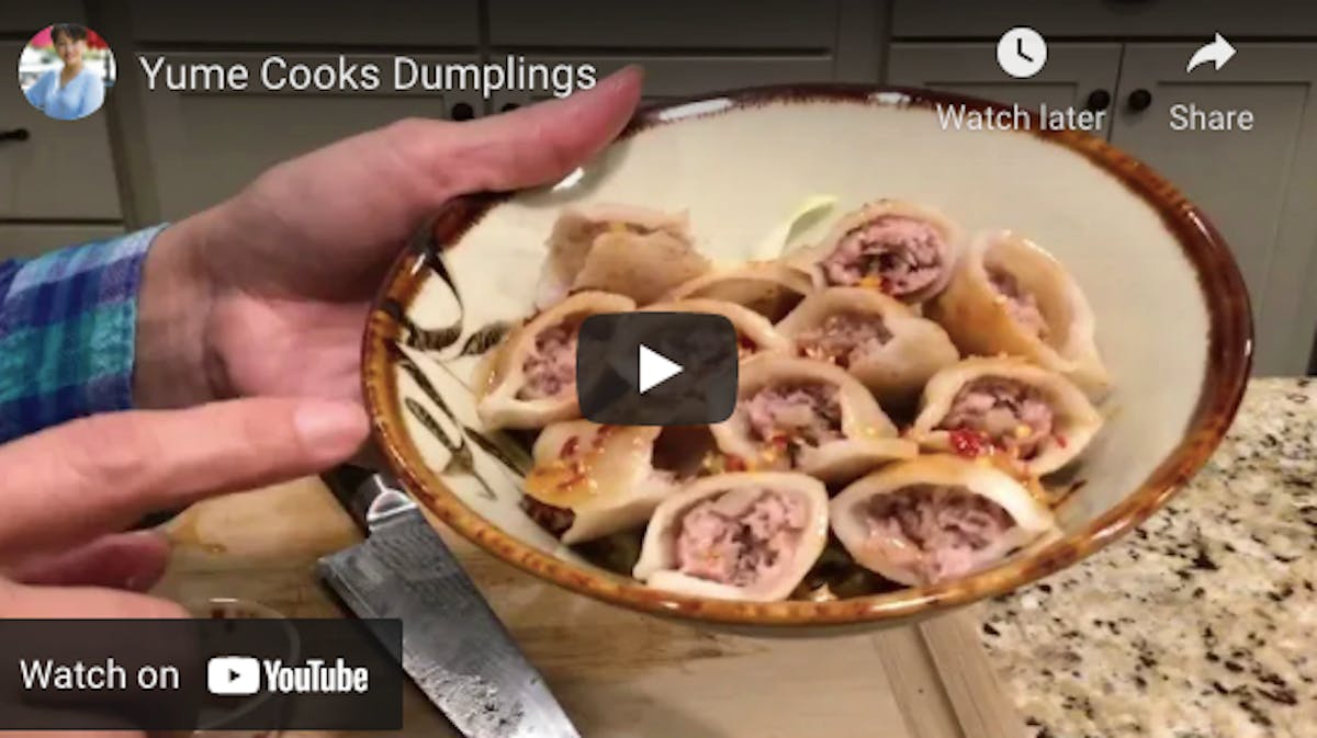 Yume Testing Gluten-free Dumplings
