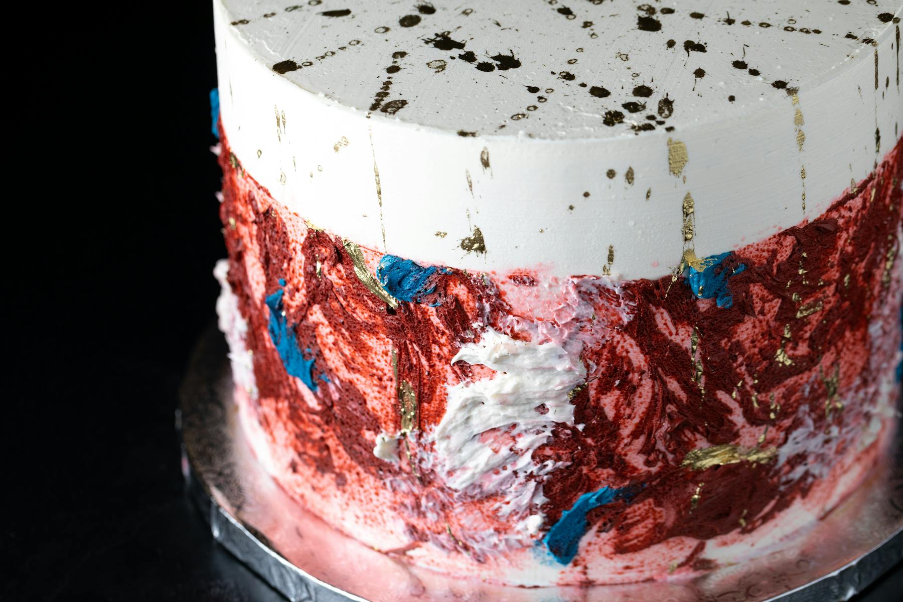 close up of a cake