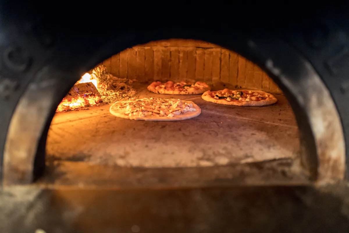 Pizza Cooking In Oven