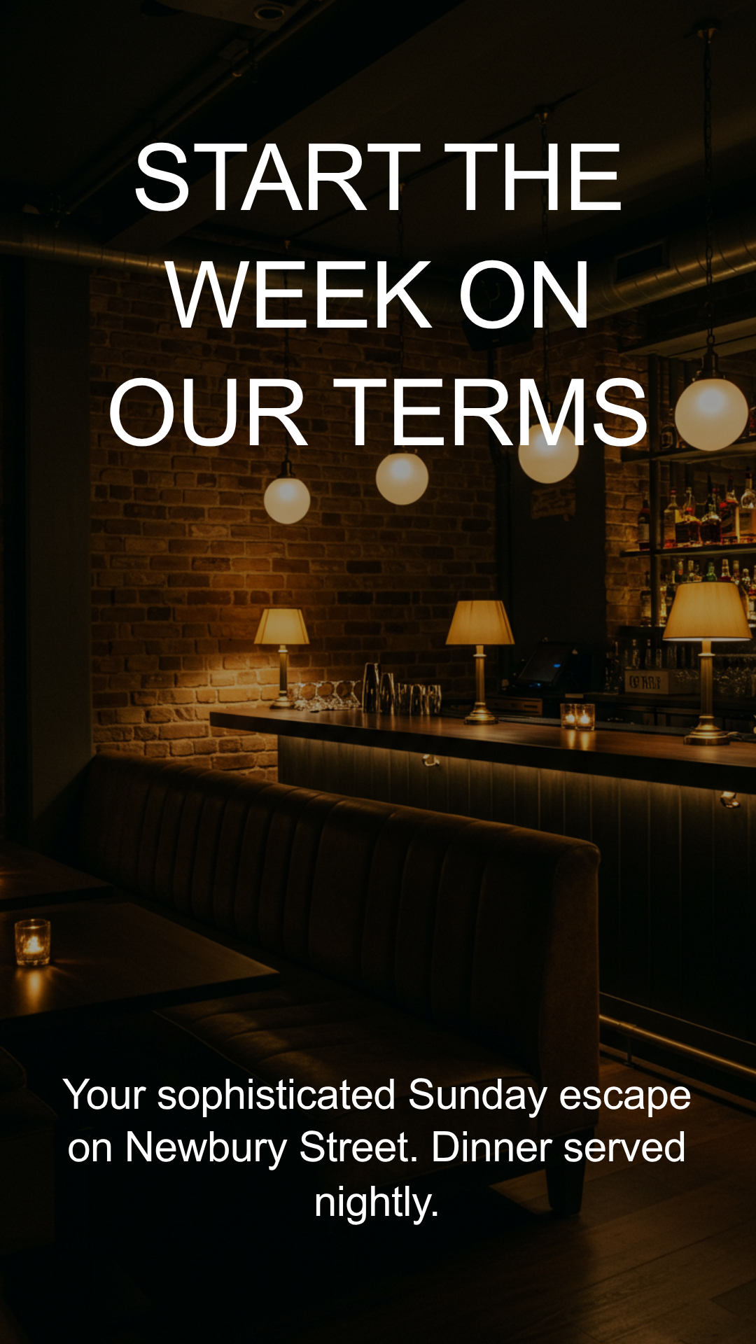 The Best Seat in the House: Bar Dining at Sonsie