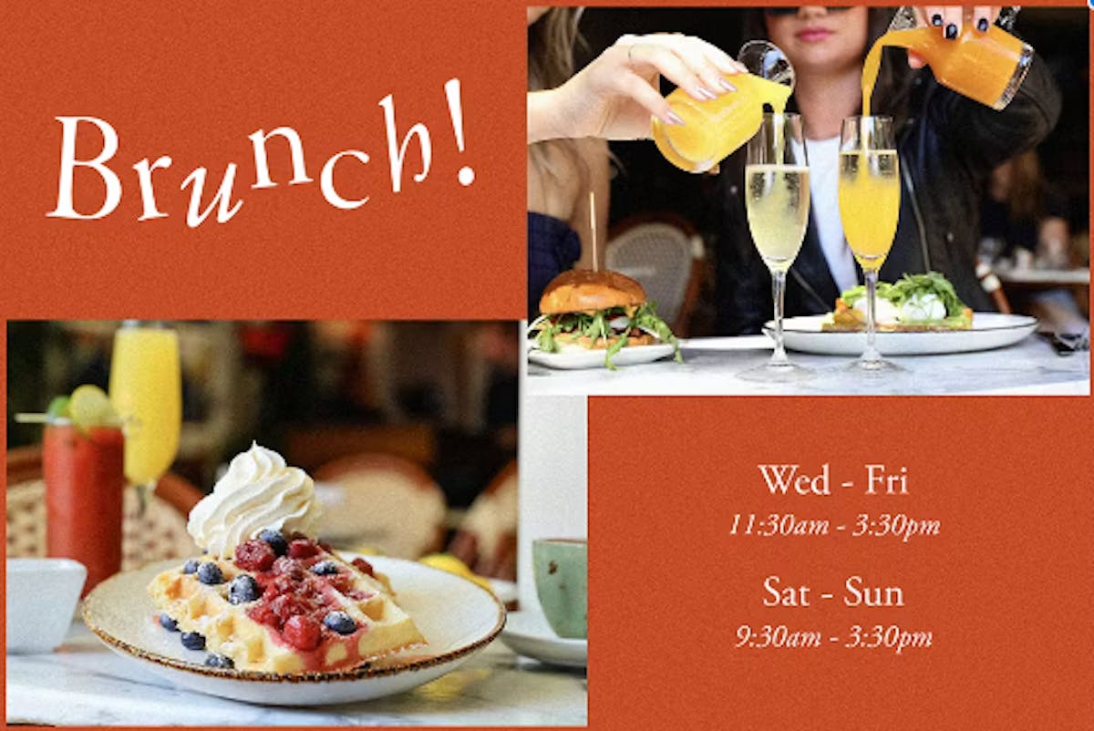brunch at sonsie in boston, ma