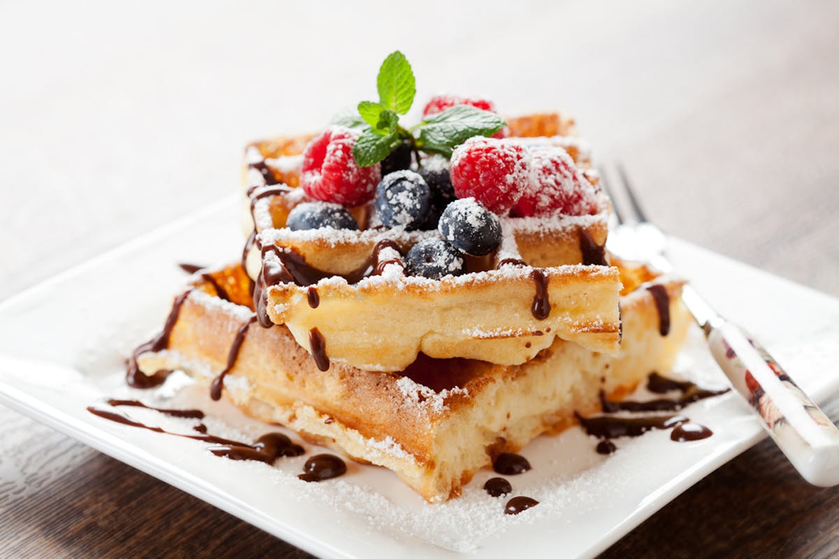 a piece of cake on a plate