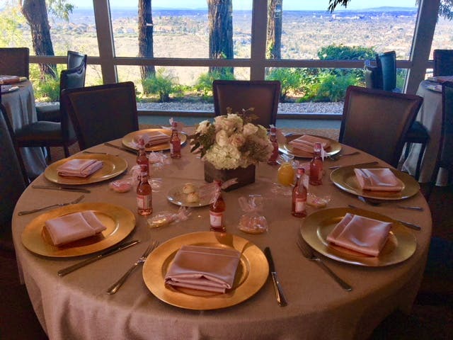 a dining room table