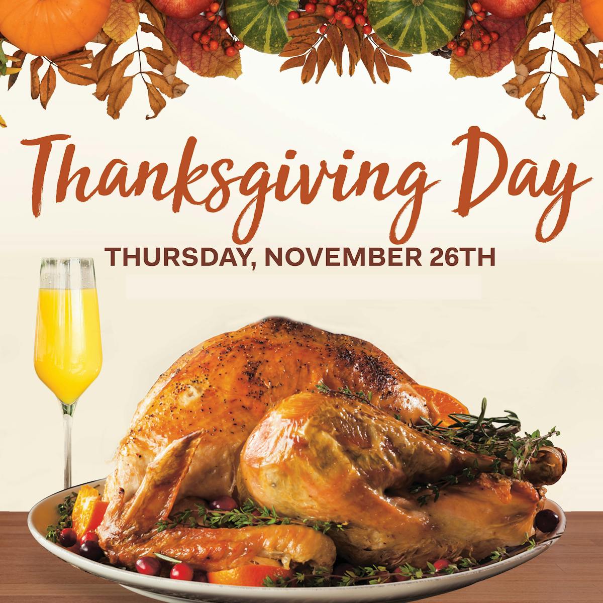 Thanksgiving Day Experience | Orange Hill Restaurant & Events | Fine ...