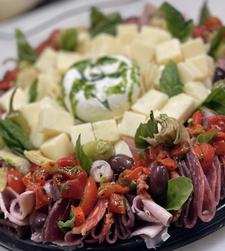 a salad on a plate
