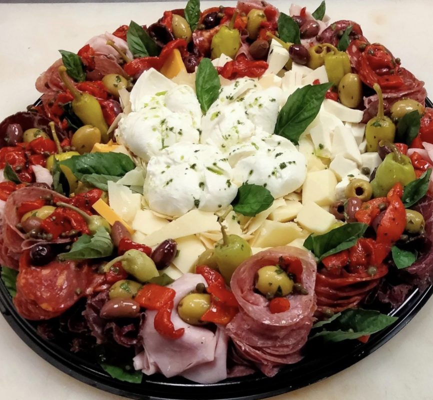 a salad on a plate