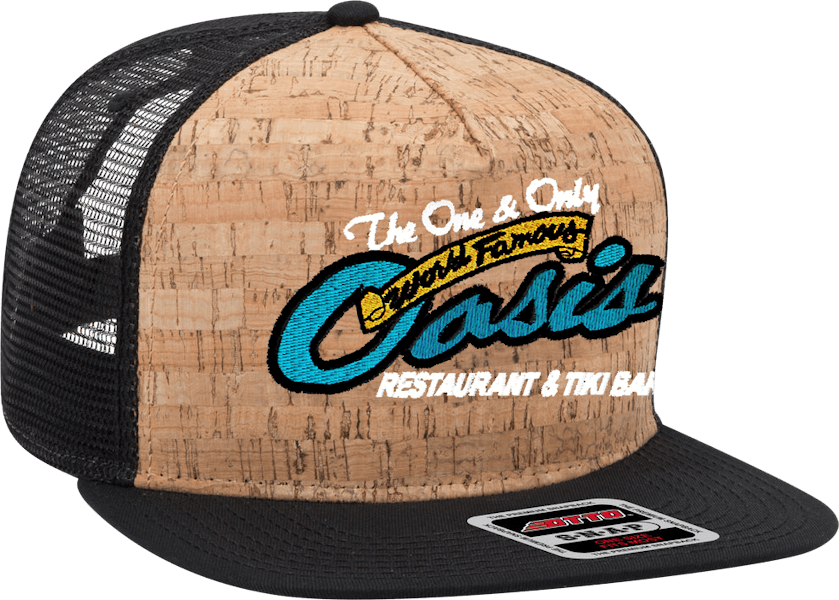 Flat Bill Hat World Famous Oasis American Restaurant in Augustine