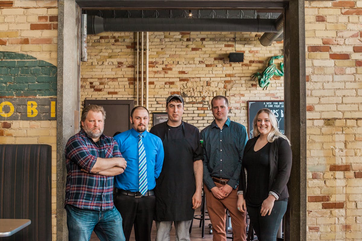 group of people posing