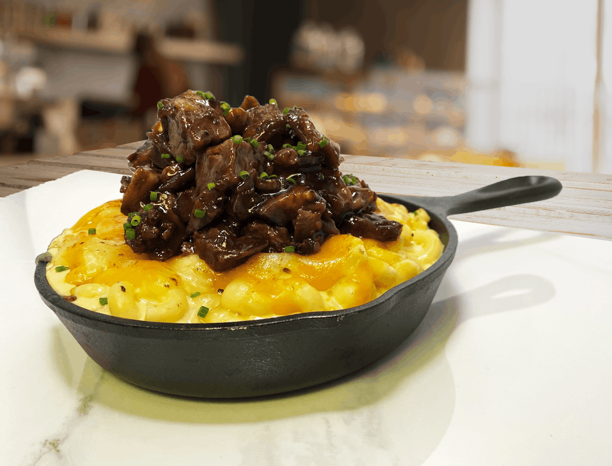 a bowl of food on a plate