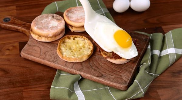 food on a wooden table