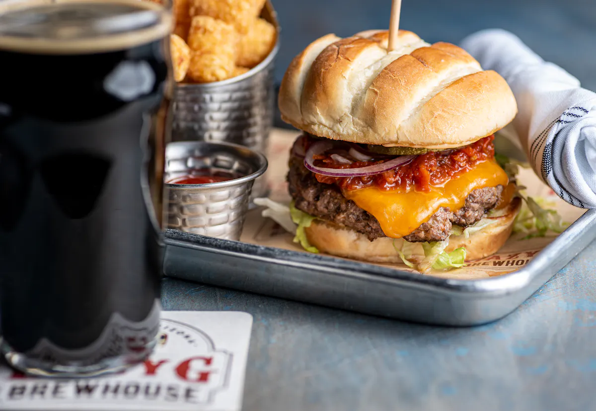 a sandwich sitting on top of a table