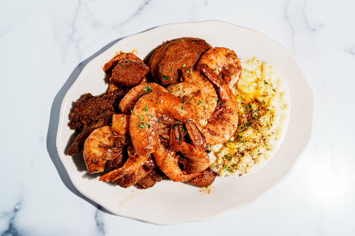 a plate of food