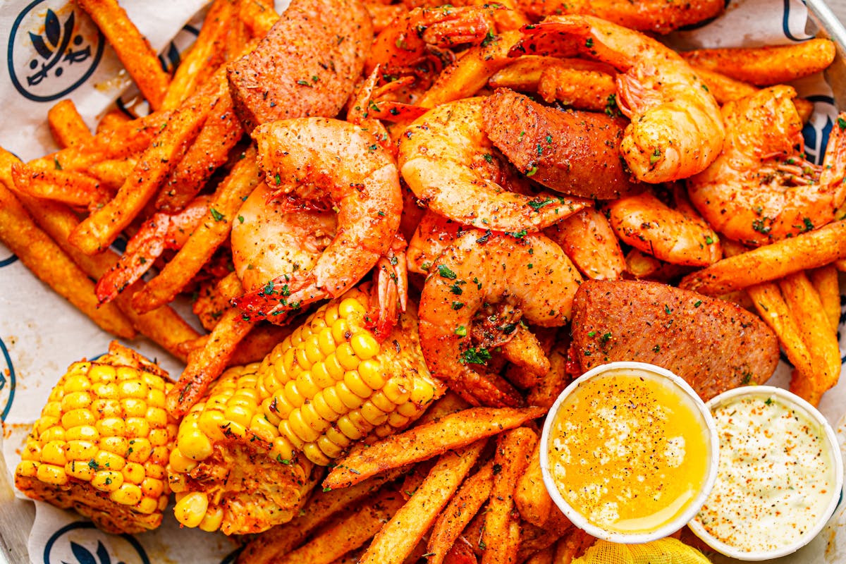 a pile of fries