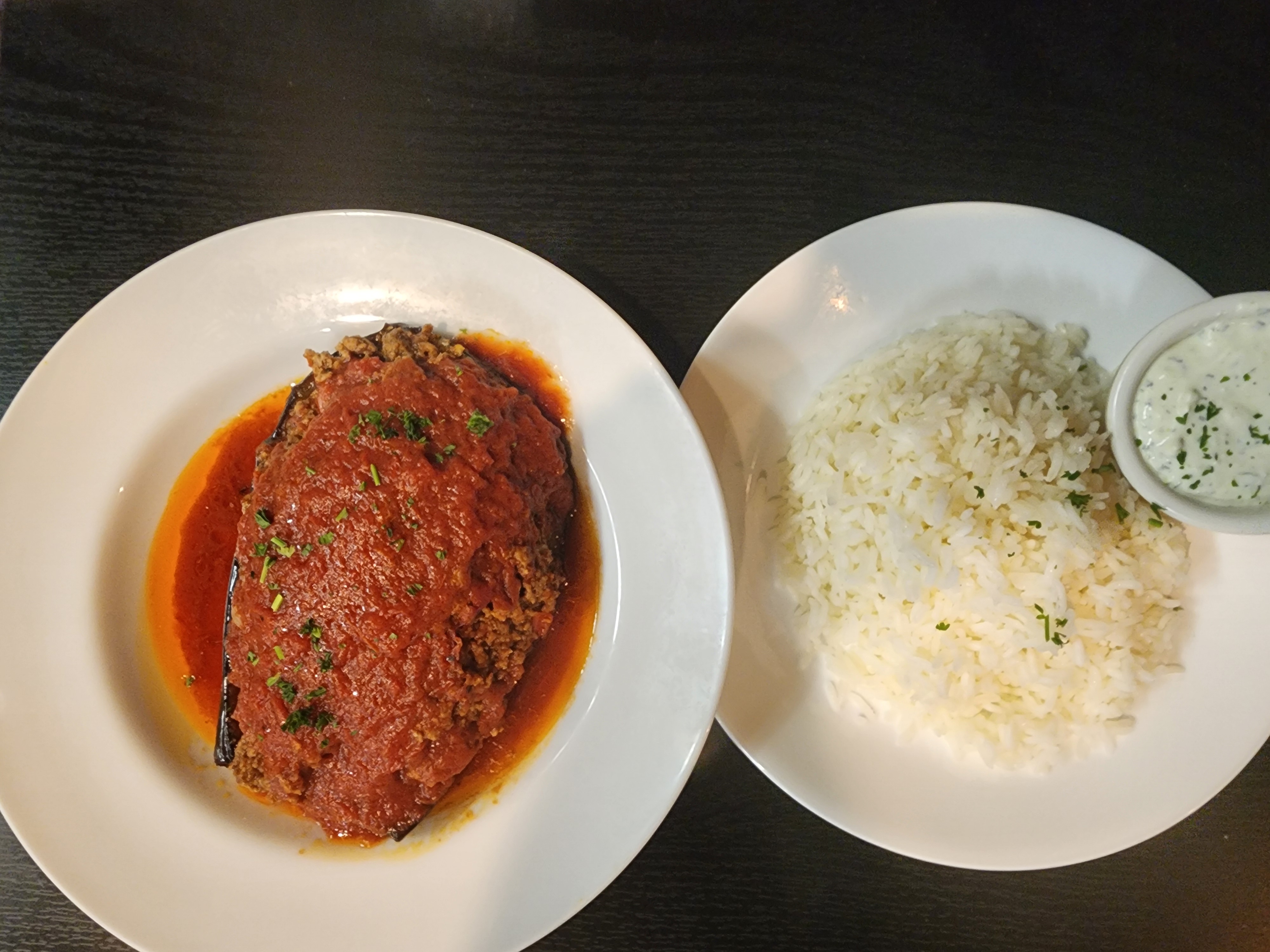 a bowl of food on a plate