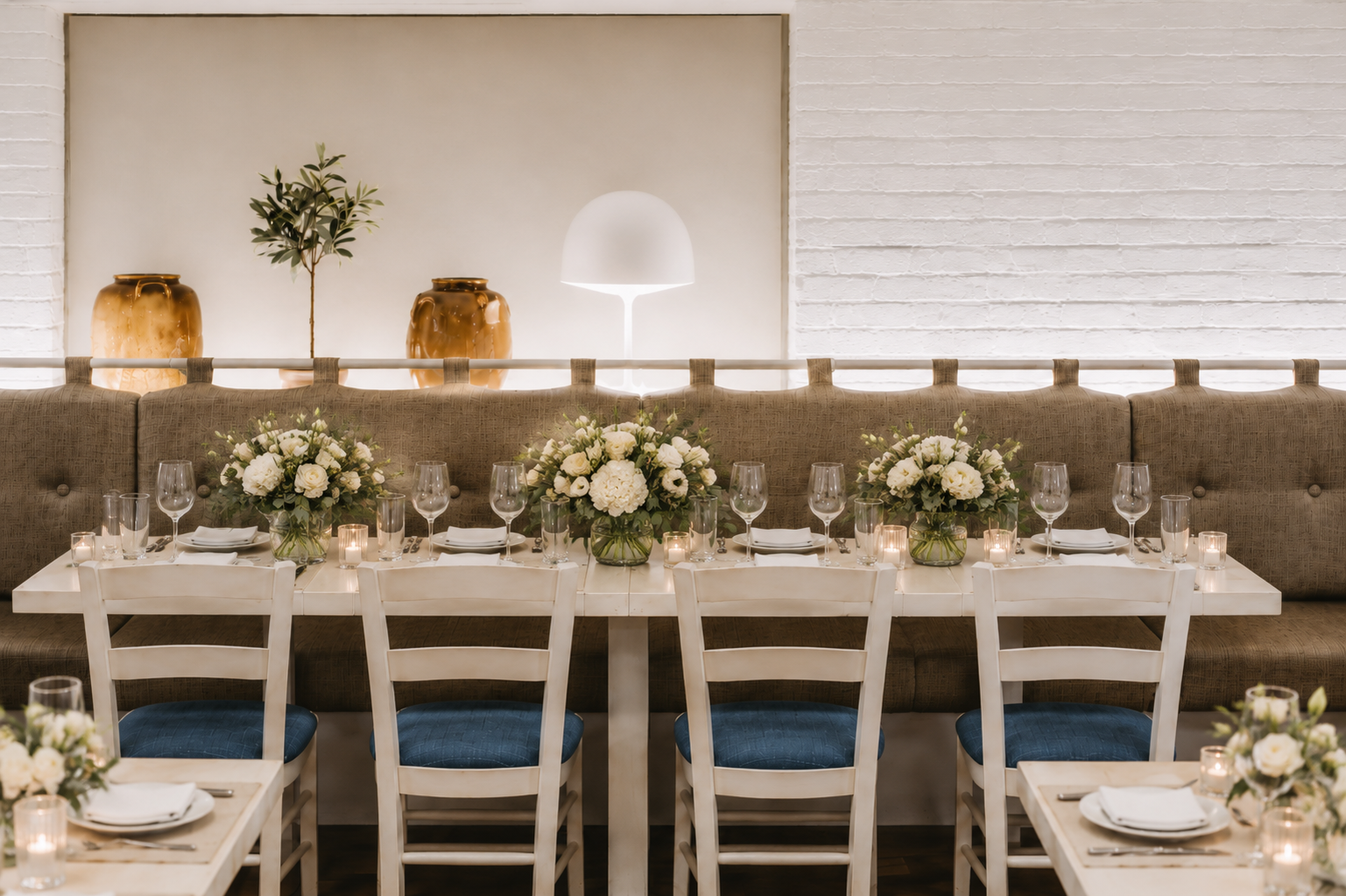 a table with chairs