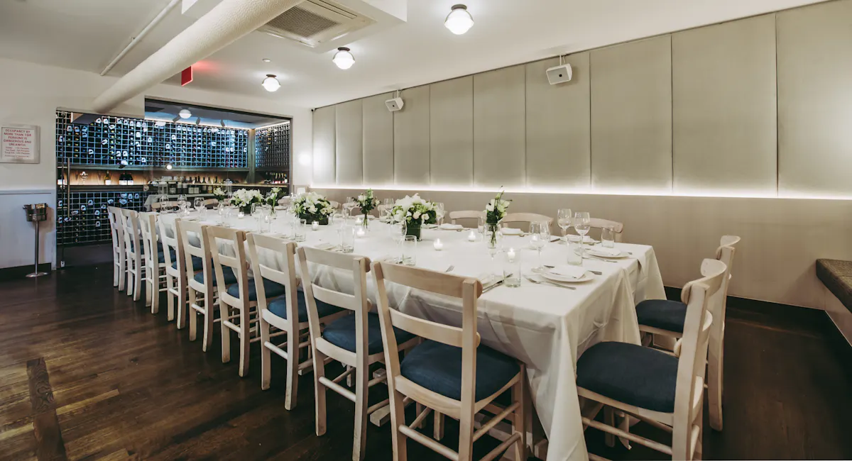 a dining room table