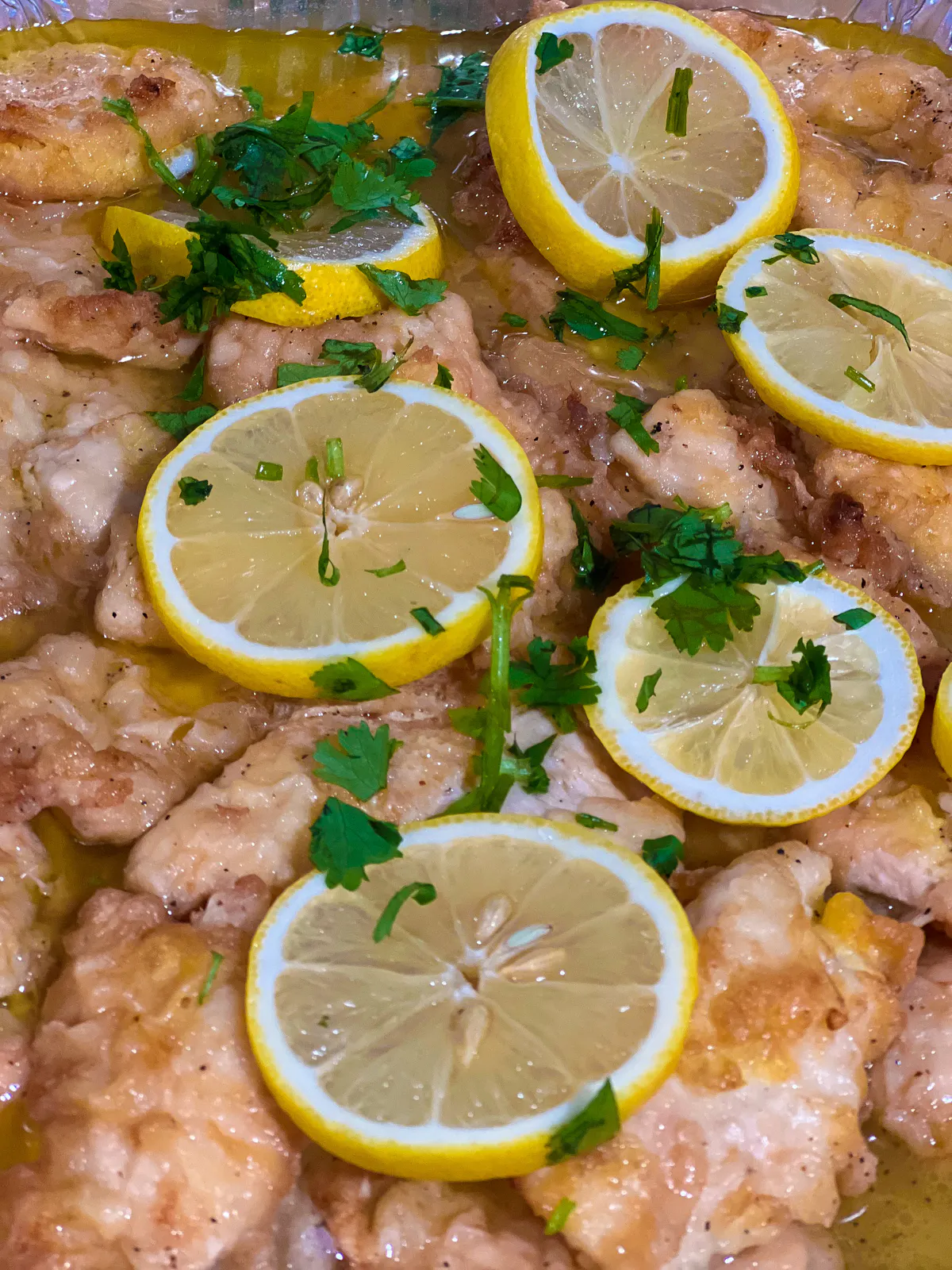 a close up of food