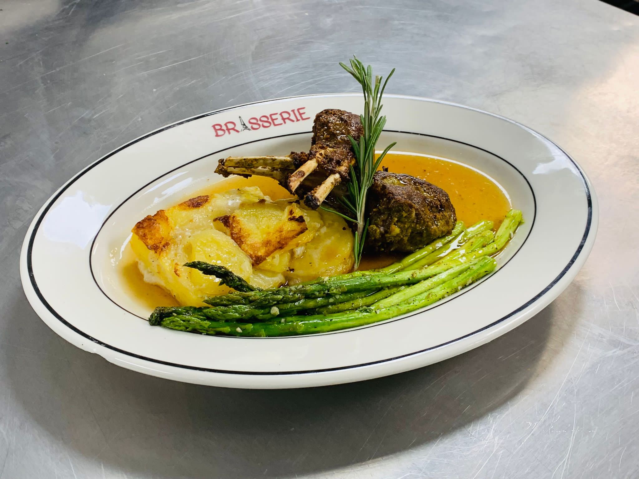 a bowl of food on a plate