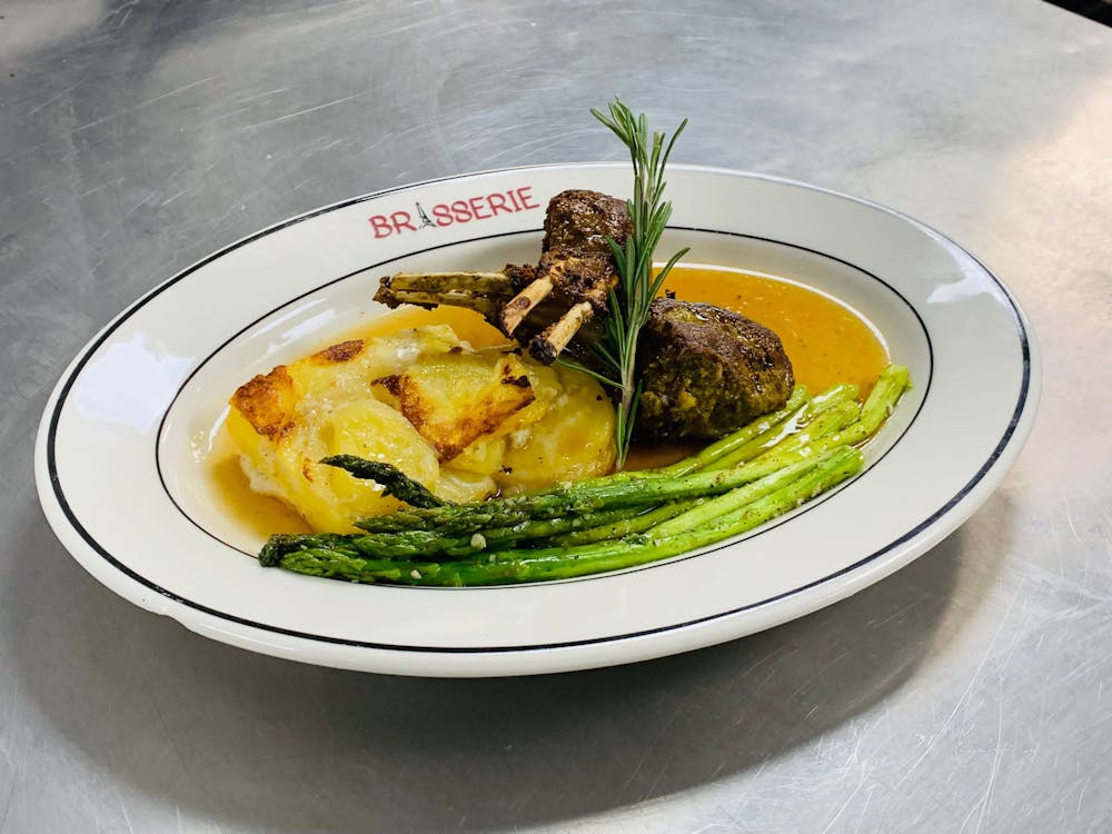 a bowl of food on a plate