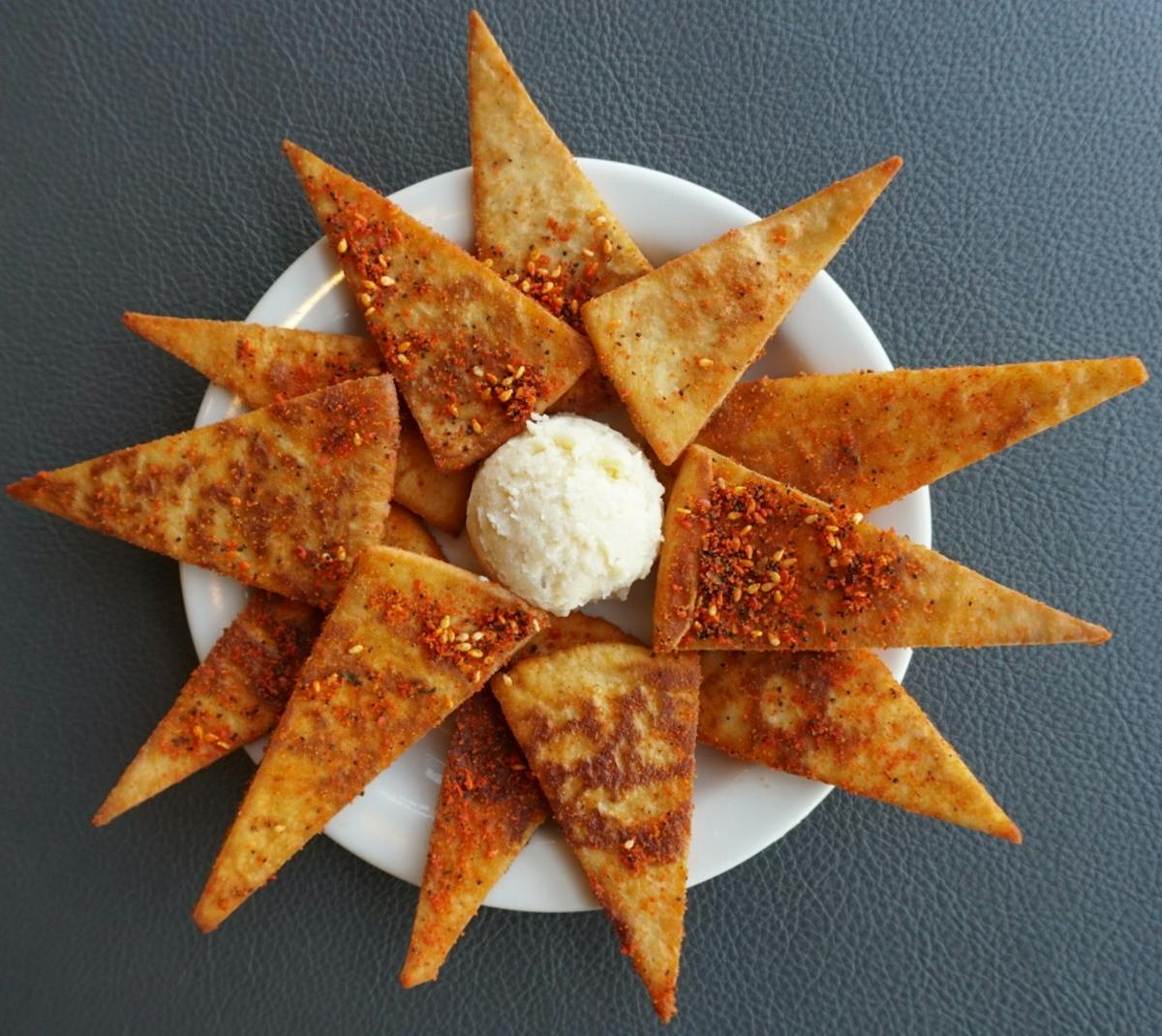 a close up of food