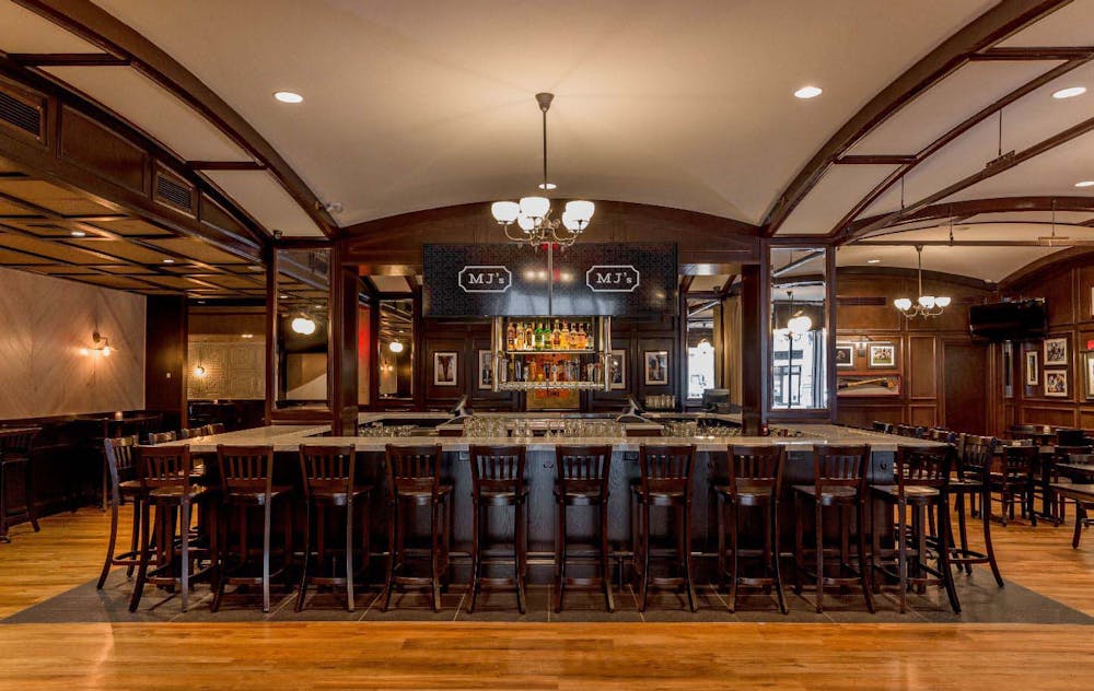 a large long train on a dining room table