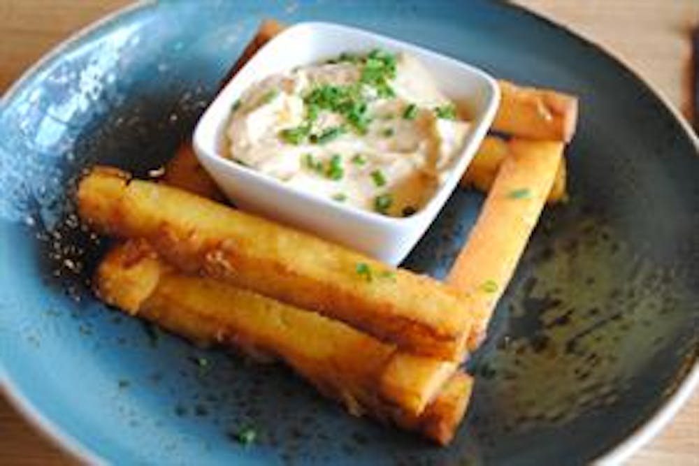 a bowl of food on a plate