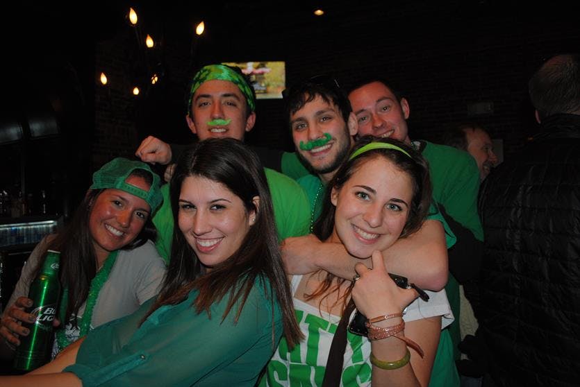 a group of people posing for the camera