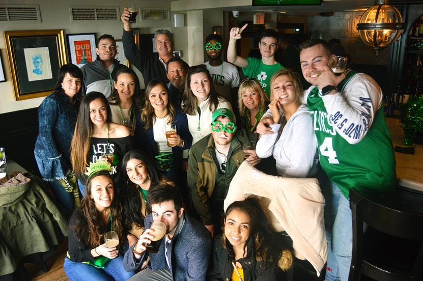 a group of people posing for a photo