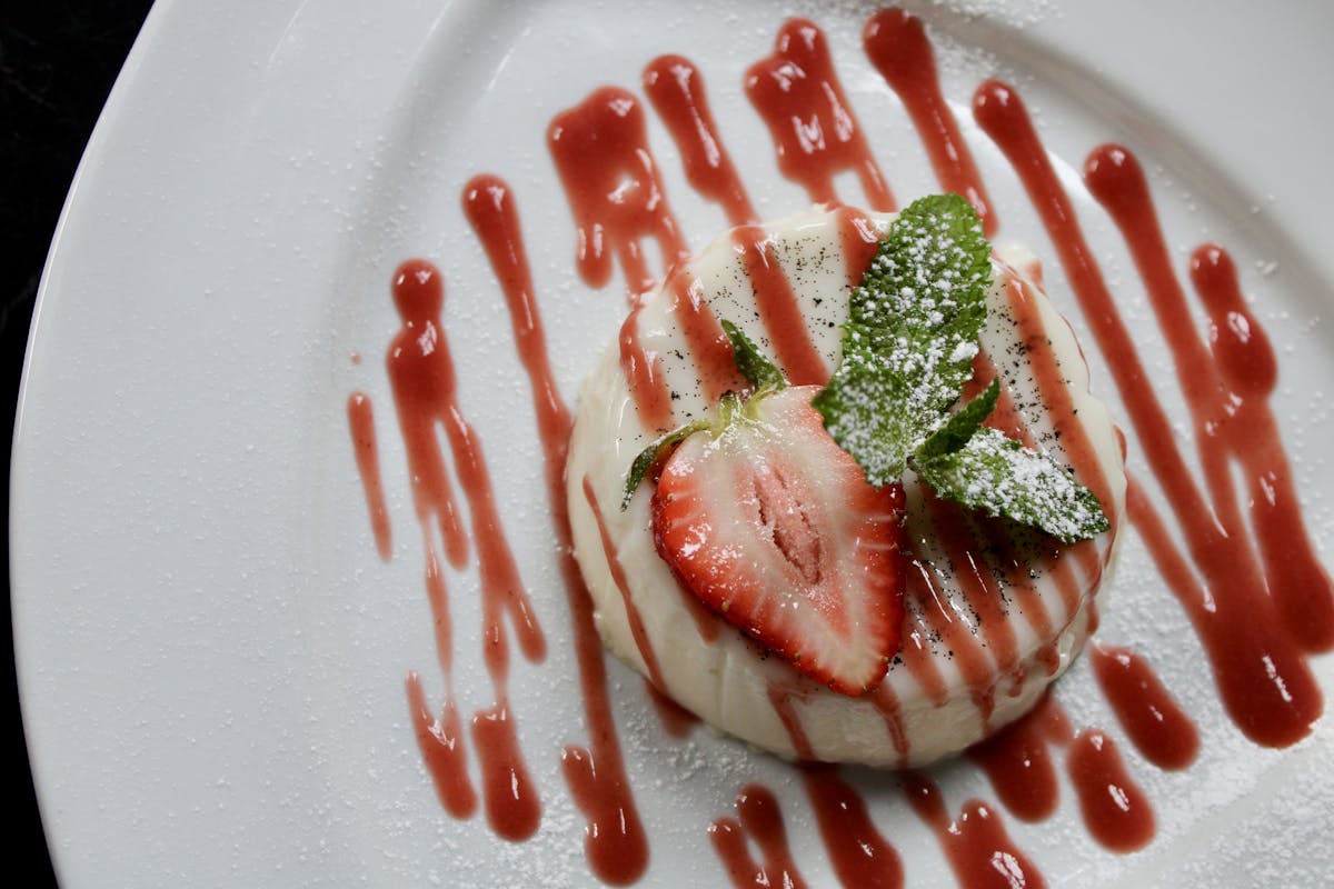 a piece of cake on a plate