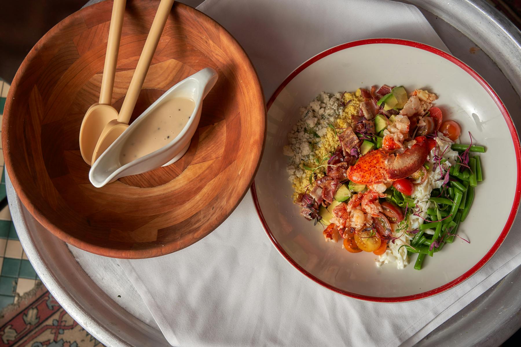 a bowl of food on a plate