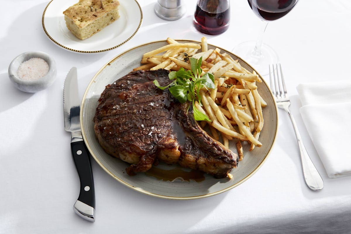 a plate of food on a table