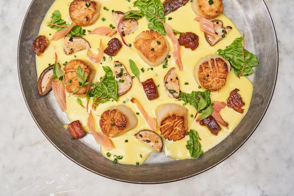 a plate of food
