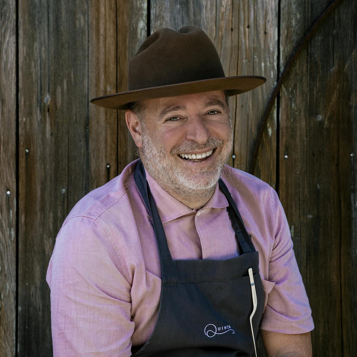 a man wearing a hat