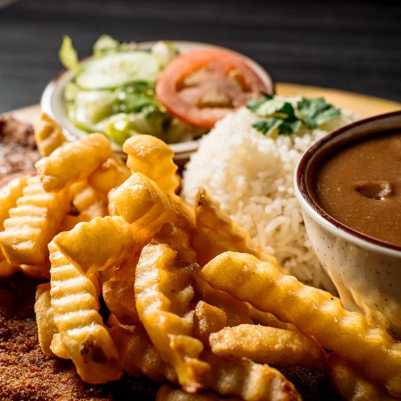 a plate of food