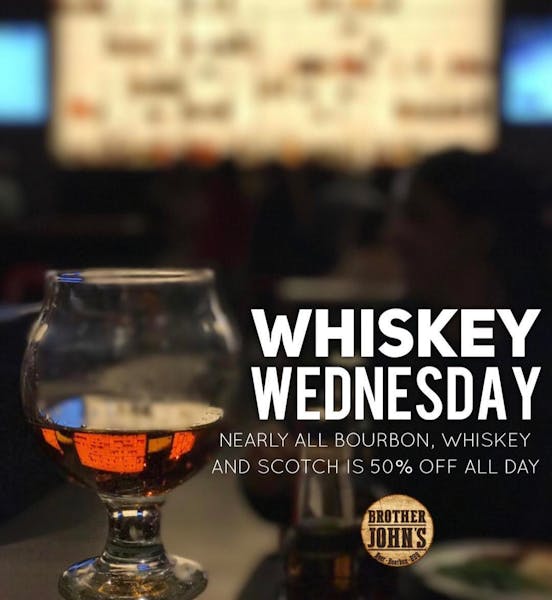 Whiskey Wednesdays Brother John's Beer, Bourbon & BBQ Barbecue