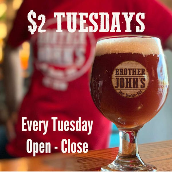 2 Tuesdays Brother John's Beer, Bourbon & BBQ Barbecue Restaurant