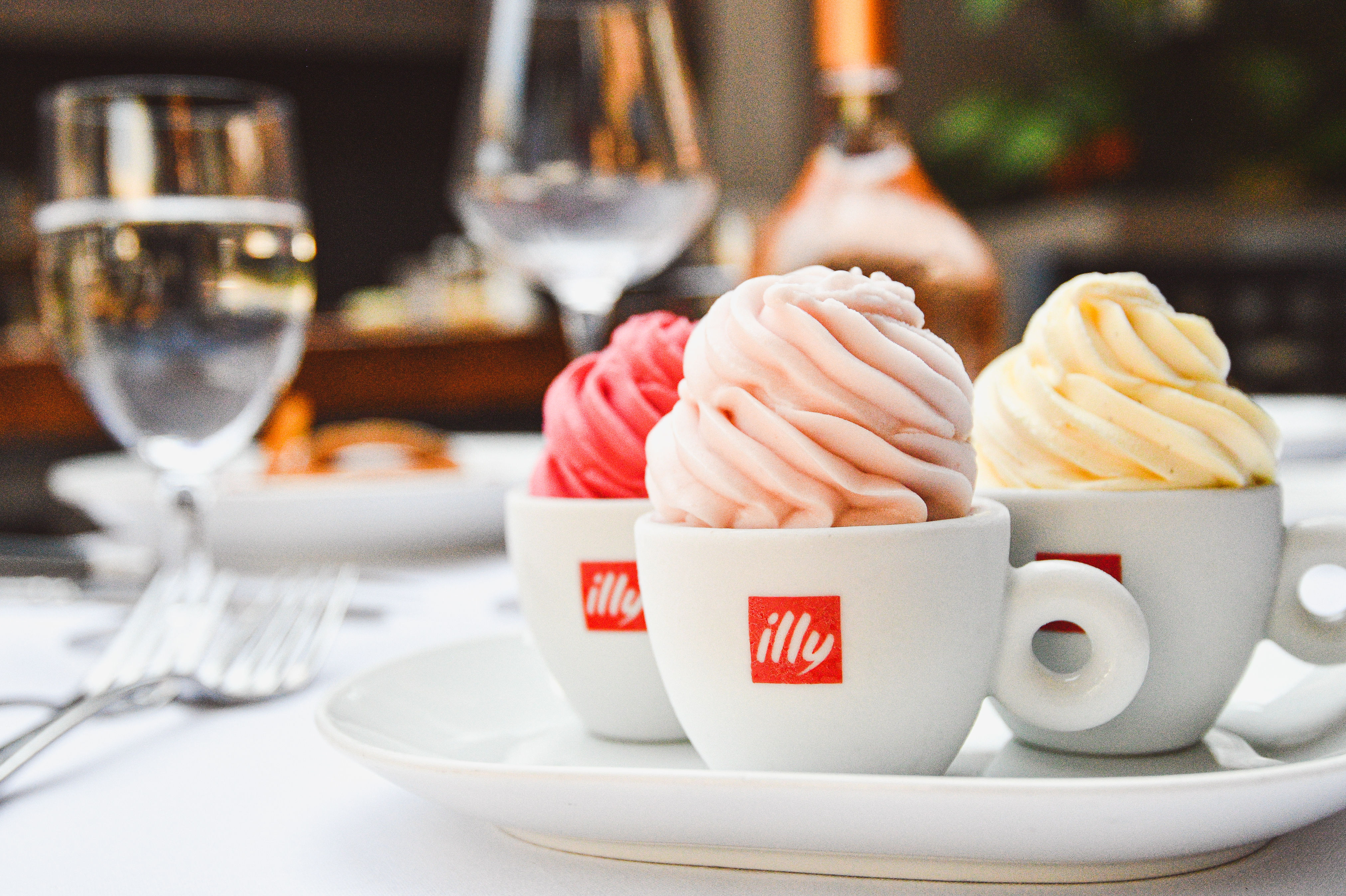 a close up of a plate of food and a cup of coffee