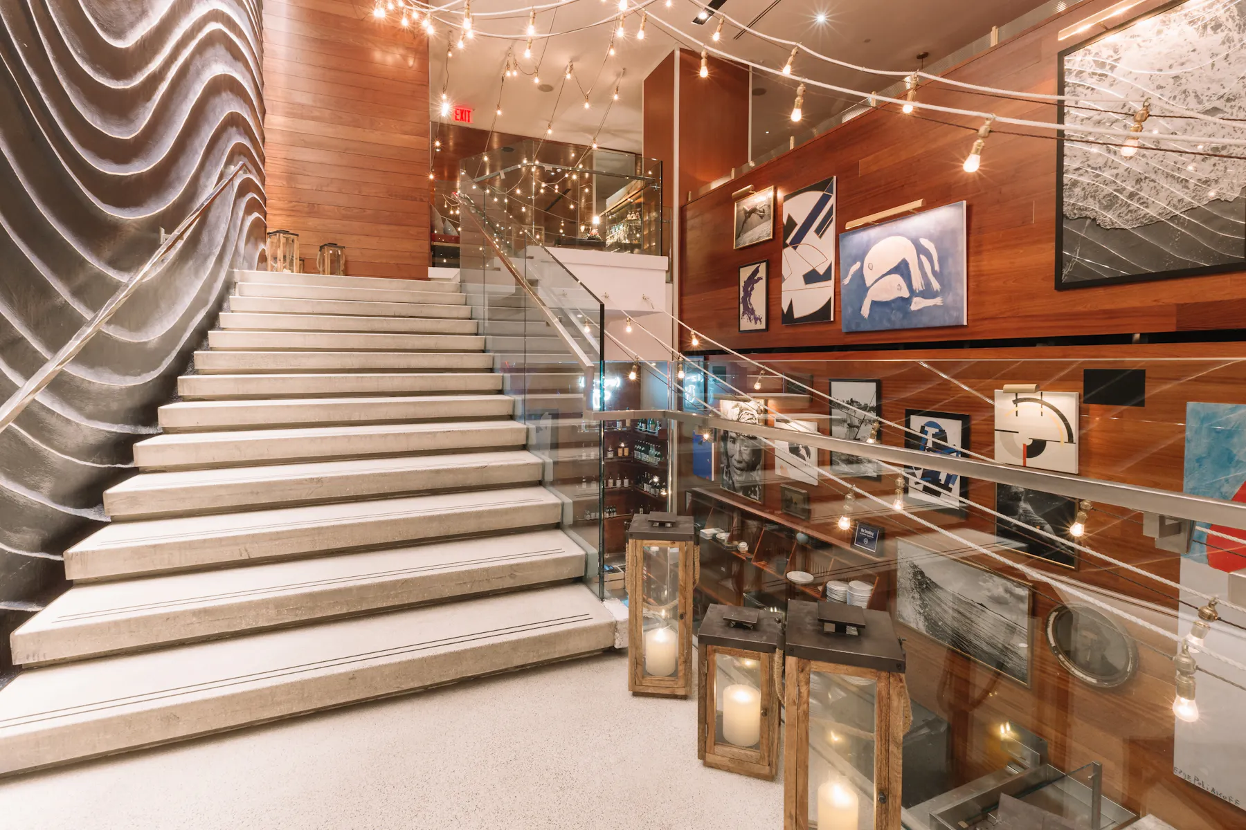 Blue Fin Interior Stairs