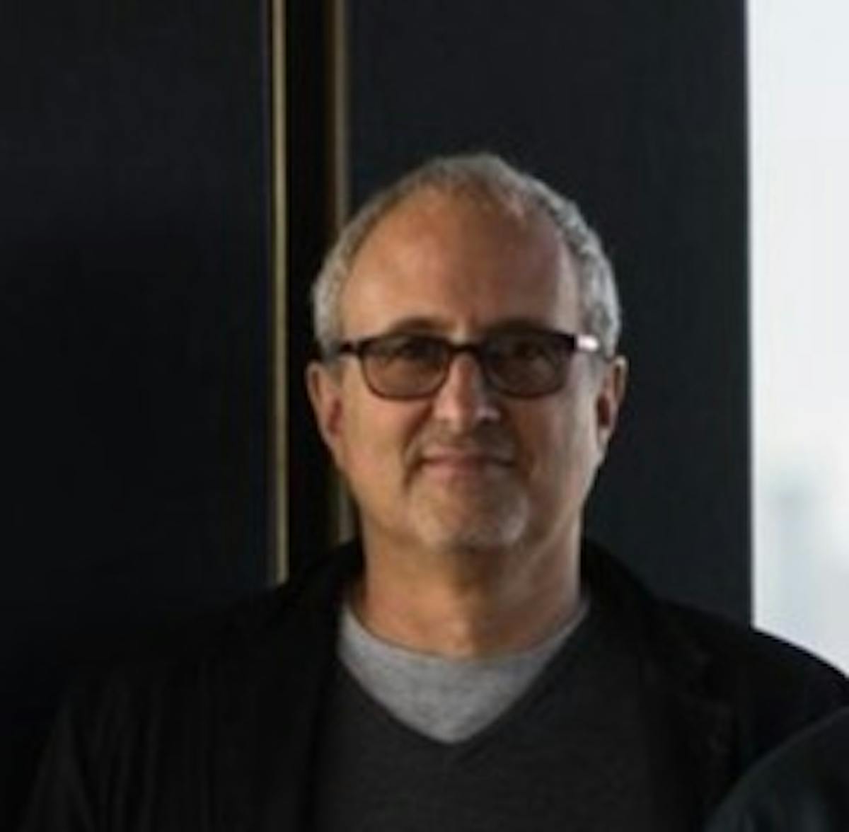a man wearing glasses