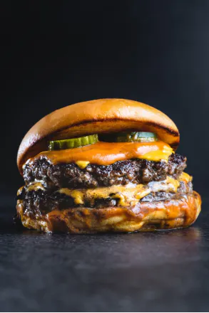 An image of a burger