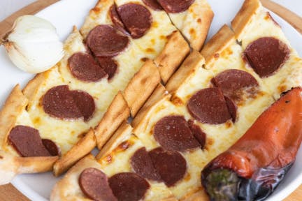 Pepperoni and cheese bread