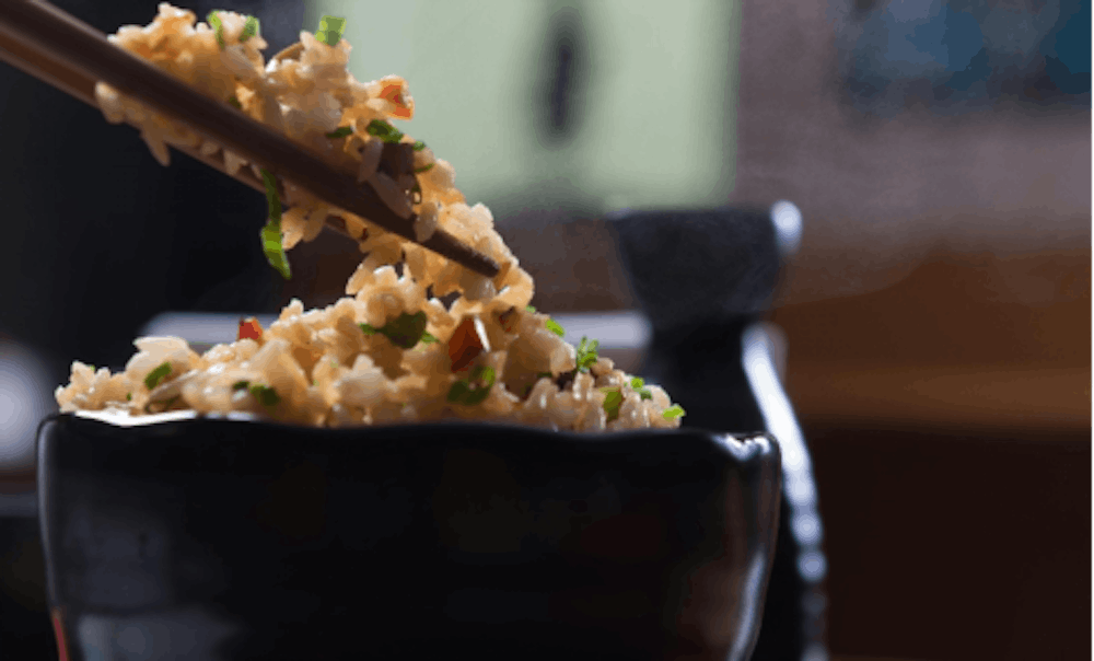 bowl full of fried rice 