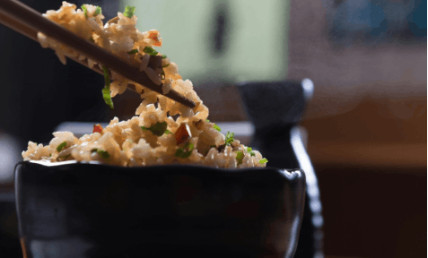 bowl full of fried rice