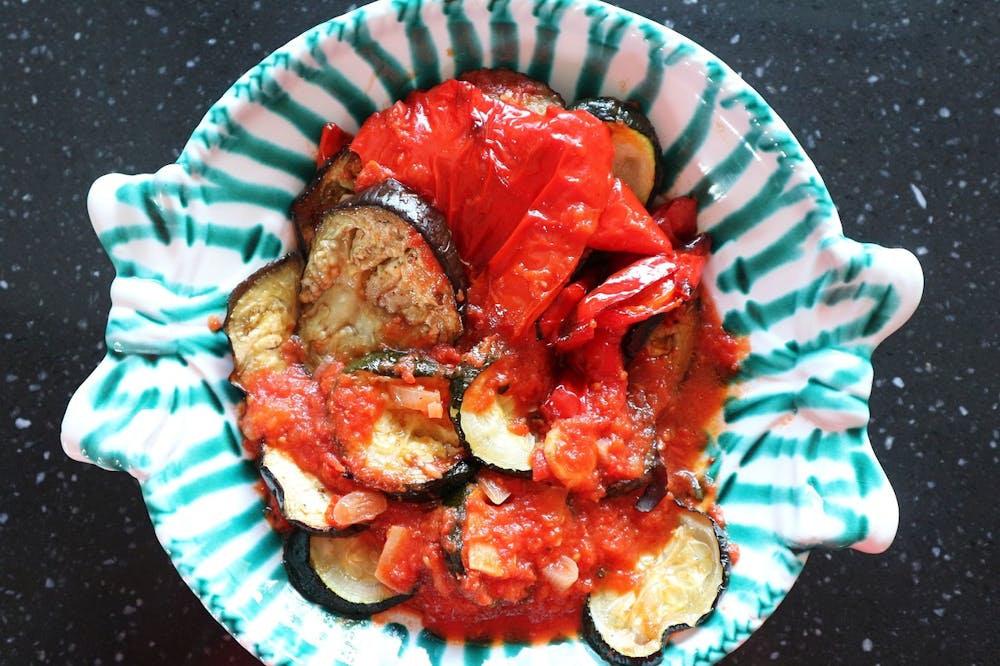 A serving of Ratatouille