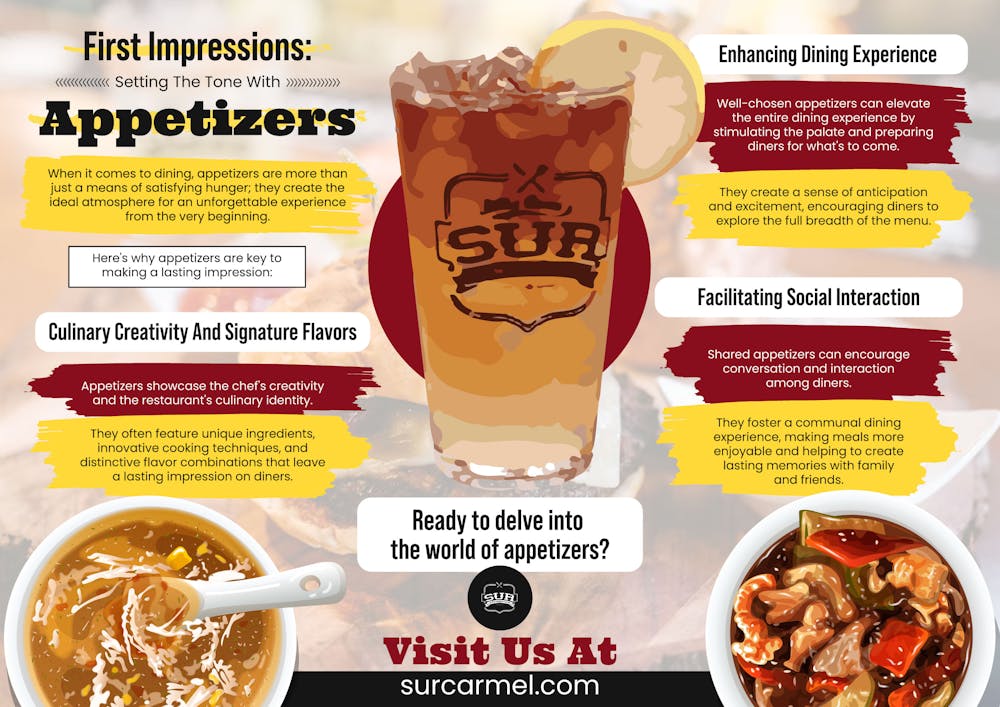 set the tone with appetizers