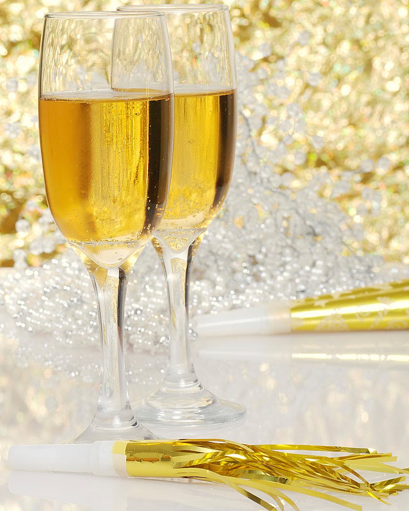 a glass of wine